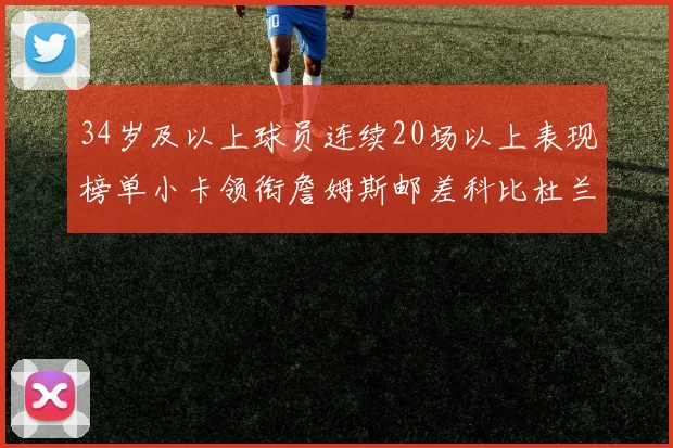 34岁及以上球员连续20场以上表现榜单小卡领衔詹姆斯邮差科比杜兰特上榜